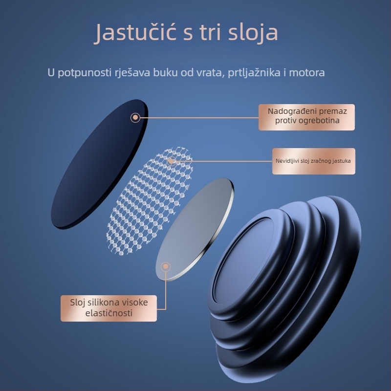 Jastučić za amortiziranje vrata automobila i naljepnica za zaštitu retrovizora od ogrebotina, jastučić za sudar, ojačana zaštita vrata