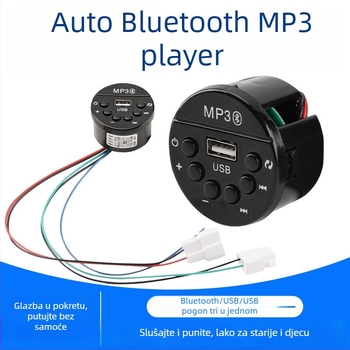 Auto glazbeni player s MP3, radio, Bluetooth i USB – kompatibilan s Shenghao glavnom jedinicom