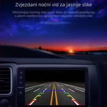 Univerzalna stražnja kamera za auto CCD, noćni vid, širok kut, 12V
