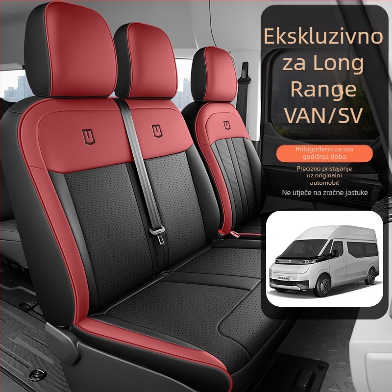 Geely 24–26 modeli Long Range Super Van komplet navlaka sjedala za prednje i stražnje sjedalice, verzija za teretno vozilo, SV nove energetske jastuke