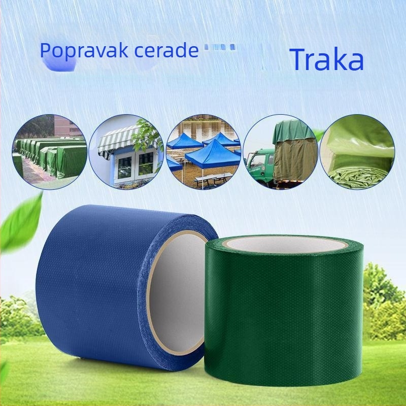 Vodootporna navlaka za kamionsku platnu, traka za popravak za uljnu platnu, tkanina za sjenilo, vodootporna i otporno na habanje