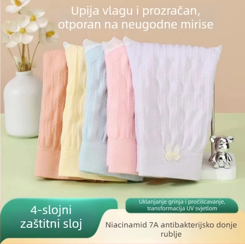 8817 Visokog struka, bezšivne ženske gaćice s pamukom na području prepona, oblikovanje bokova
