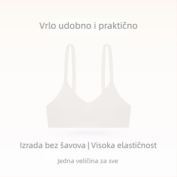FIRSTMIX Bežični grudnjak s trokutnom košaricom, bešavno, za male grudi