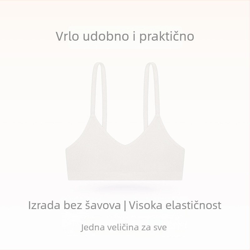 FIRSTMIX Bežični grudnjak s trokutnom košaricom, bešavno, za male grudi