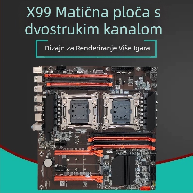 Nova X99 dvokanalna matična ploča set s LGA 2011-3 utičnicom DDR4 za studijske multi-boot konfiguracije
