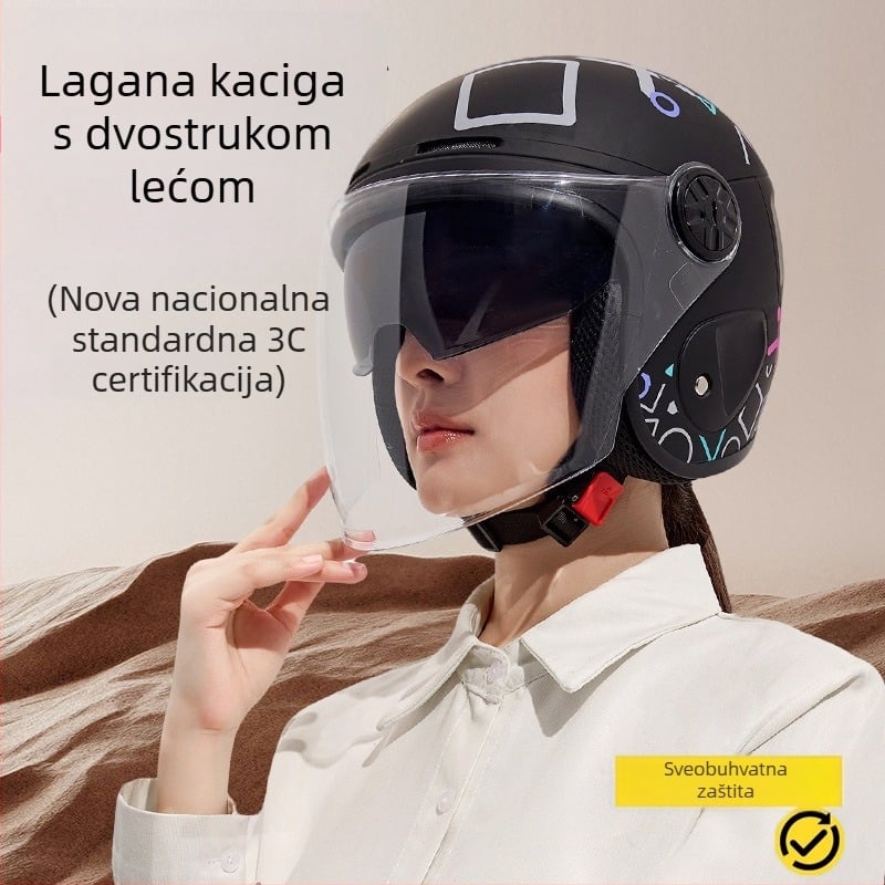 Unisex kaciga za električna vozila za jesen i zimu – zimsku zaštitu kacige za električne bicikle/motocikle, 3C certificirano