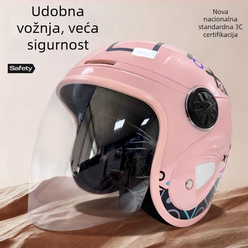 Unisex kaciga za električna vozila za jesen i zimu – zimsku zaštitu kacige za električne bicikle/motocikle, 3C certificirano