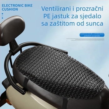 Univerzalna navlaka za sjedalo za električna vozila i motocikle, sve sezone, zaštita od sunca, vodootpornost, toplinska izolacija, prozračnost