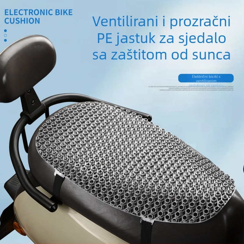 Univerzalna navlaka za sjedalo za električna vozila i motocikle, sve sezone, zaštita od sunca, vodootpornost, toplinska izolacija, prozračnost