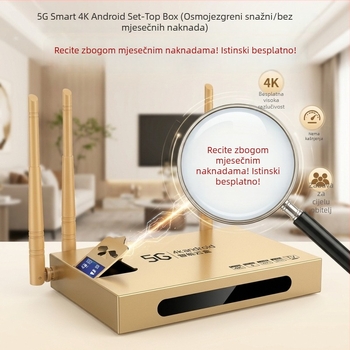 2026 novi model kućne mrežne TV kutije s 4K, Wi‑Fi i odražavanje zaslona
