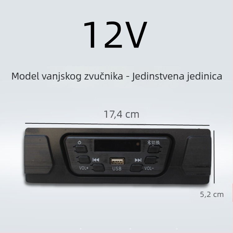 Bluetooth MP3 auto-radio za električni tricikl 12V