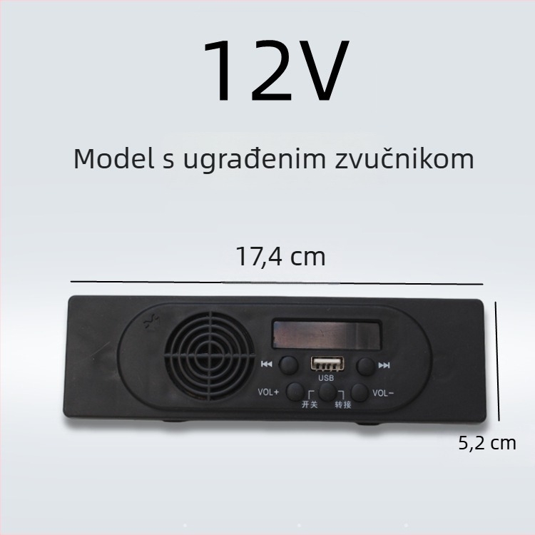 Bluetooth MP3 auto-radio za električni tricikl 12V