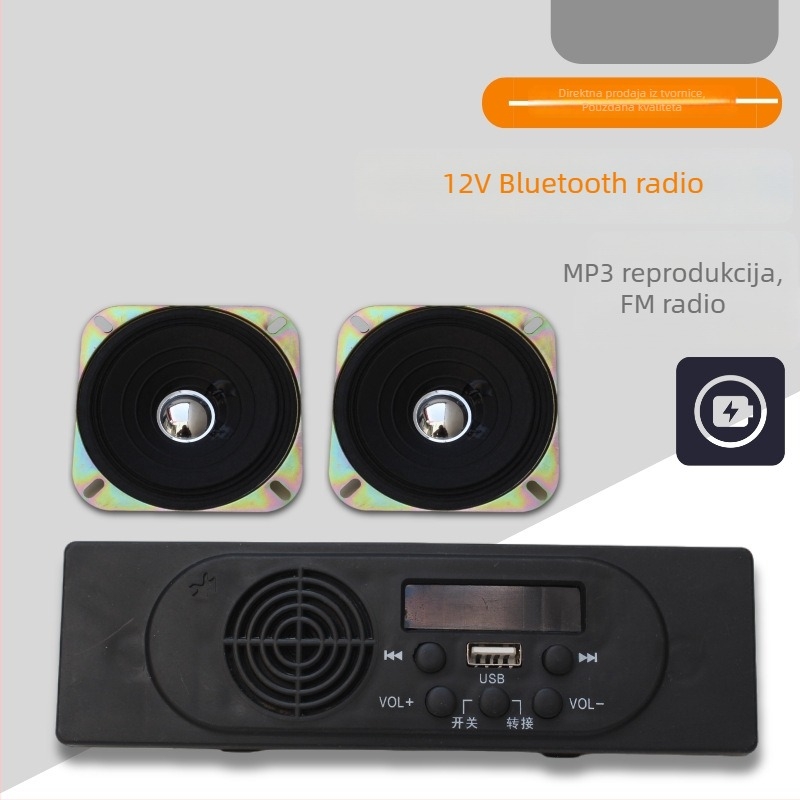 Bluetooth MP3 auto-radio za električni tricikl 12V