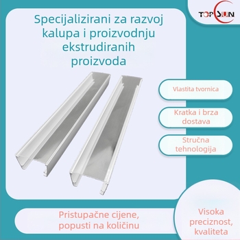 Prozirna PC kućišta za LED traku rasvjetu, plastična i akrilna, prilagodljivo