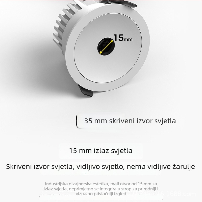 12W LED downlight s punim spektromom – površinski montiran i ugradbeni, za kućnu, hotelsku i komercijalnu rasvjetu