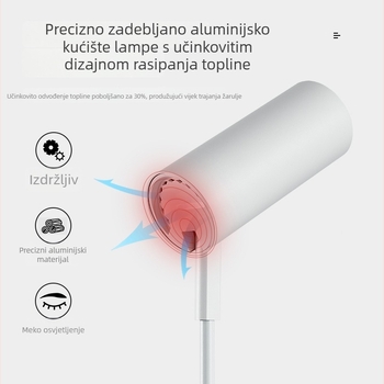 LED tračno svjetlo za izlaganje odjeće, stropno montirano s produžnim rukama