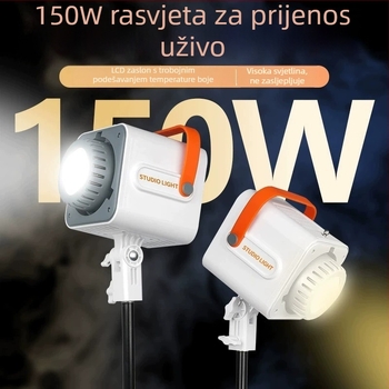 COB LED rasvjeta za studio i livestream, pozadinsko osvjetljenje za unutarnje snimanje, podesiva boja 2500K–9900K, 150W