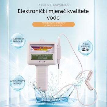 PC101 Tester kvalitete vode za bazen – pH, slobodni klor i fluorid