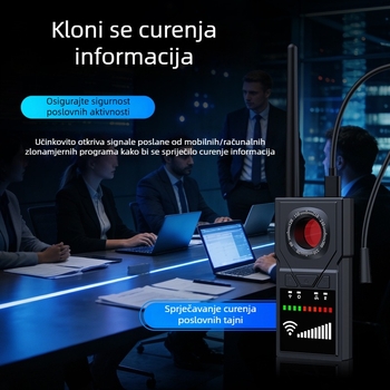 F18 Bežični detektor signala s GPS-om, skeniranje za otkrivanje hotelskih kamera i sprječavanje prisluškivanja