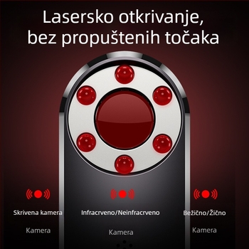 Bežični detektor kamera s infracrvenim detekcijom, prenosni skener za otkrivanje skrivenih kamera