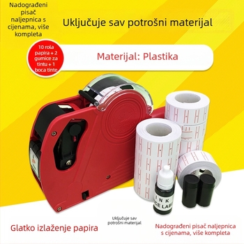 Dodley MOX 5500 Jednoredni plastični označivač cijena s osam znamenki