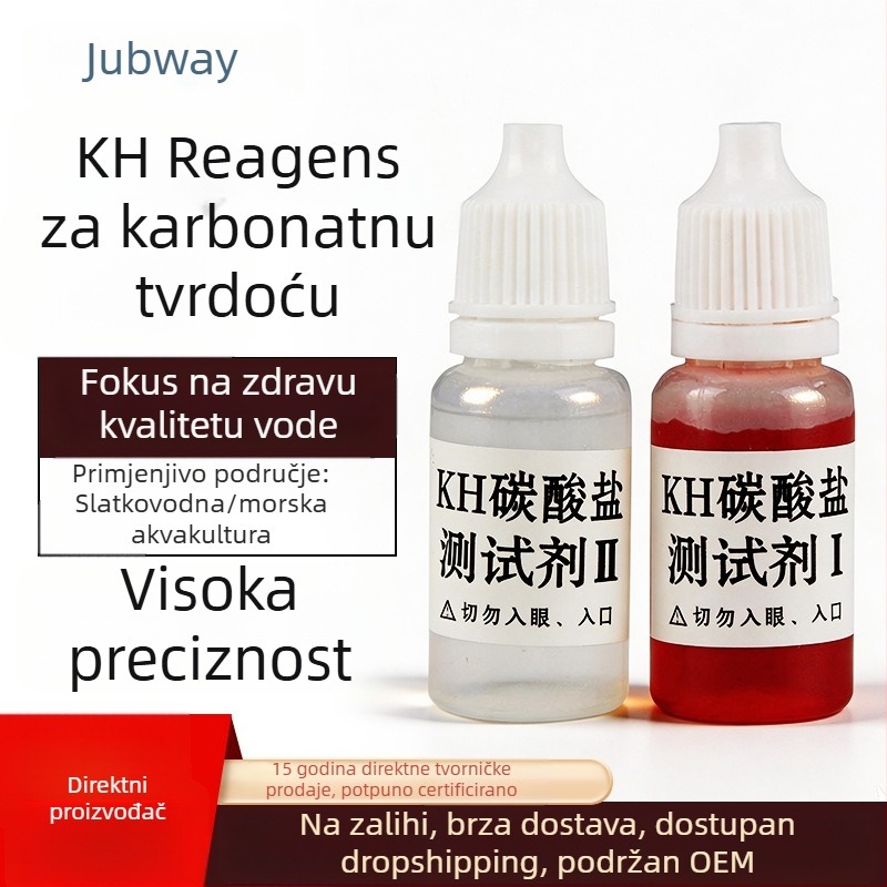 KH reagencija za karbonatnu tvrdoću vode u akvariju — visoko precizan analizator kvalitete vode