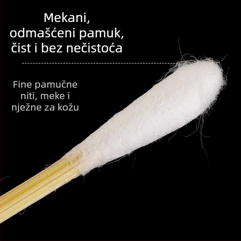 Jiangyang Jednokratne medicinske sterilne štapiće za uzimanje uzoraka, za muškarce i žene, dugi pamukasti štapići