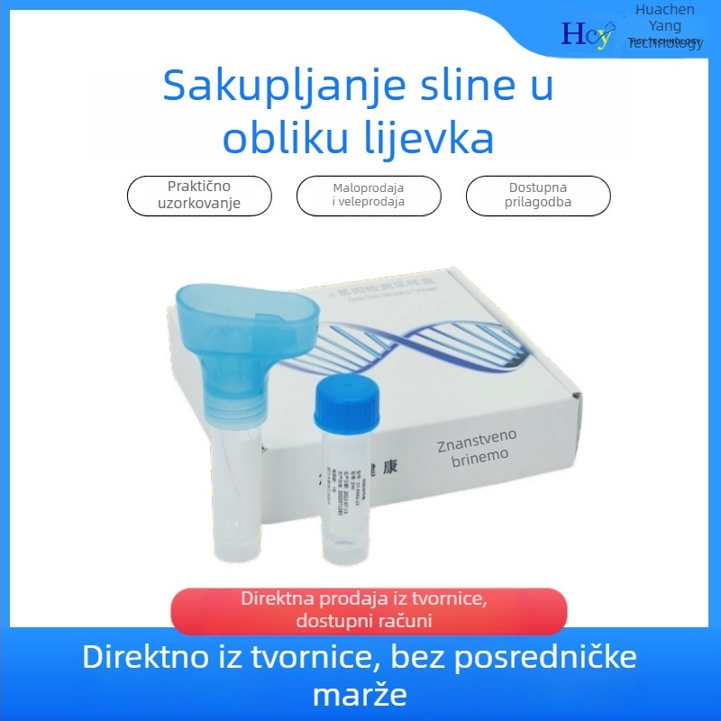 Set za uzimanje uzorka sline za DNK testiranje, jednokratni sterilni uzorak, praktičan i visokoprecizan pri uzimanju uzoraka