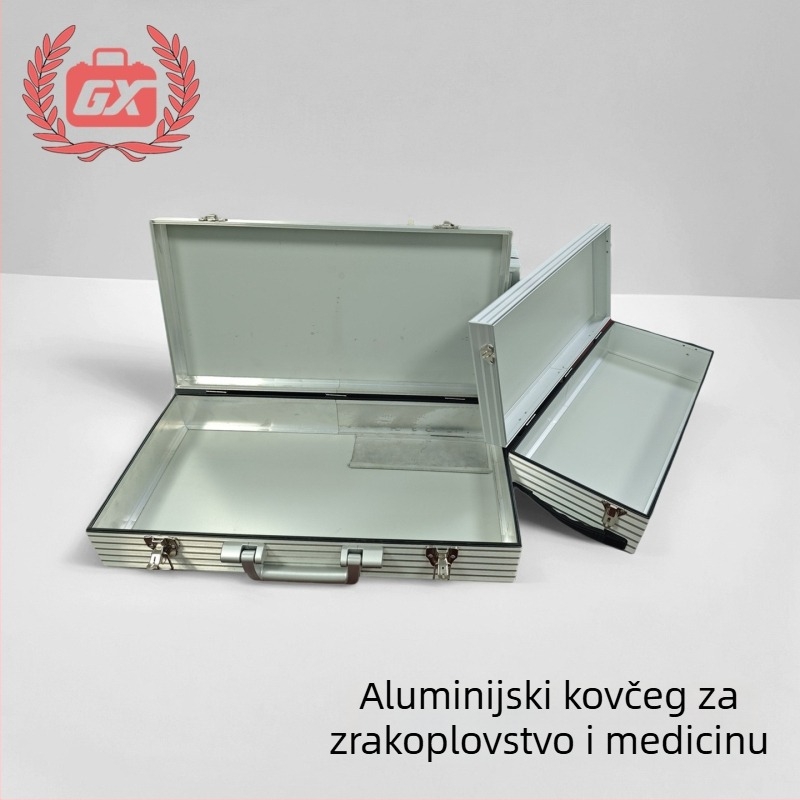 Prilagođena prijenosna kutija za pohranu, avionska medicinska kutija, zaštitna kutija od aluminijske legure, kutija za alate