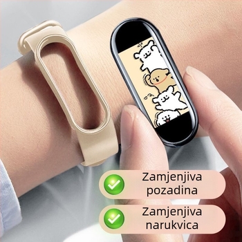 Pametna narukvica za pametne telefone, višenamjenski tiho alarm, pozadina, unisex sat