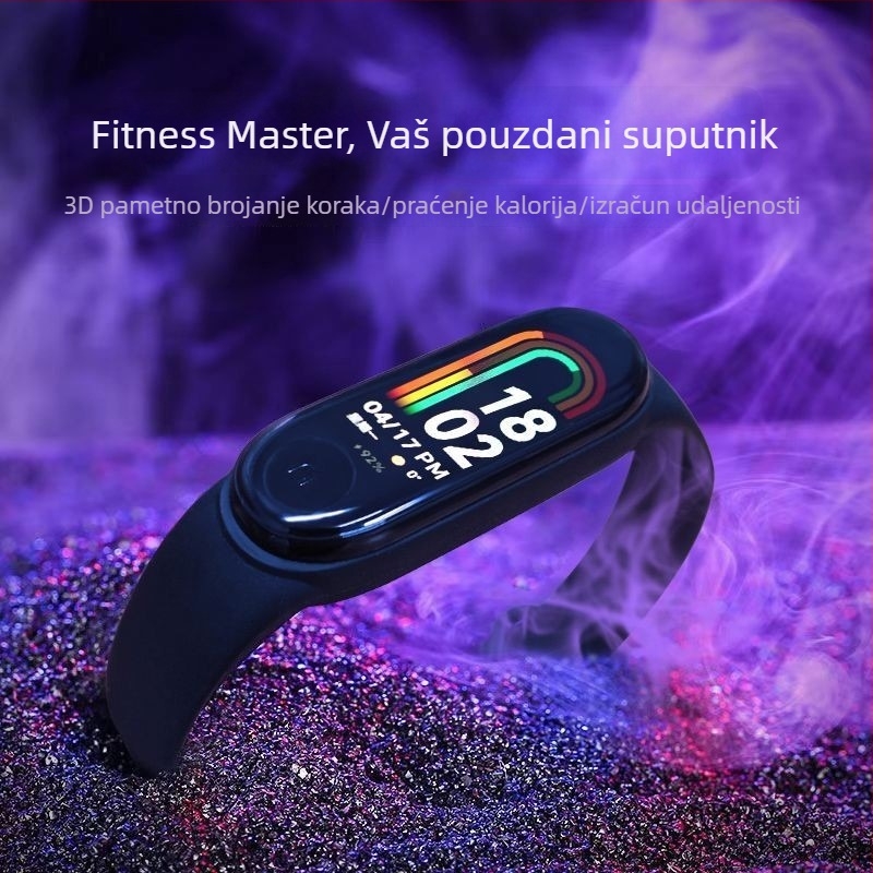 Pametna narukvica za pametne telefone, višenamjenski tiho alarm, pozadina, unisex sat