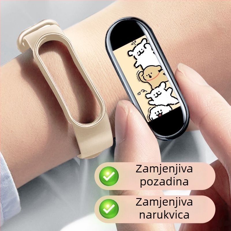 Pametna narukvica za pametne telefone, višenamjenski tiho alarm, pozadina, unisex sat