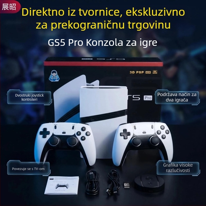 GS5 Pro kućna konzola za TV s dva joysticka, 1080p