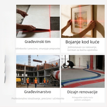 Zhenbing N1 laserski mjerač udaljenosti — ručni, visokoprecizan mjerni alat za gradnju i geodetske radove