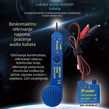 Baogong višenamjenski tražilac mrežne linije i tester audio prekidača, 3Pk-NT023N, inspekcija linije protiv smetnji
