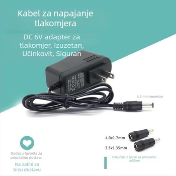 6V napajanje za elektronički monitor krvnog tlaka