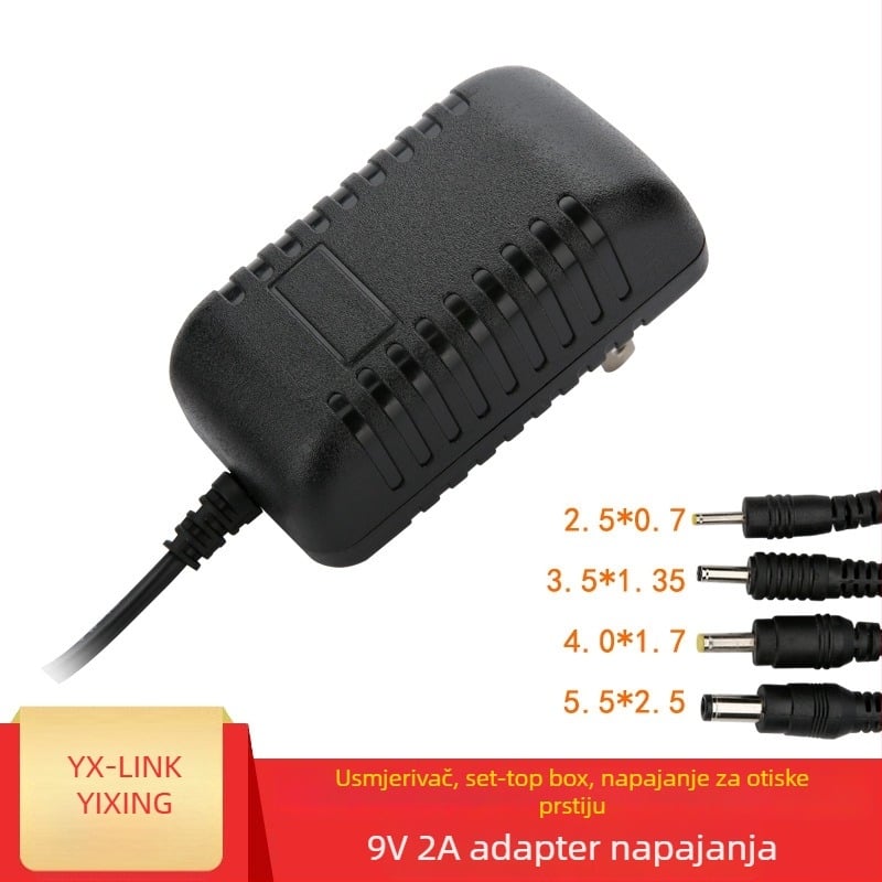 YIXING 9V2A napajanje Turtle 5,5×2,5 mm sučelje