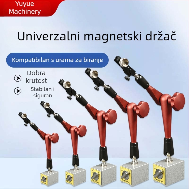 Hidraulična univerzalna magnetska osnova za precizne mjerni instrumente, držač s višestrukim kutnim stezanjem u laboratoriju za mehaničku obradu