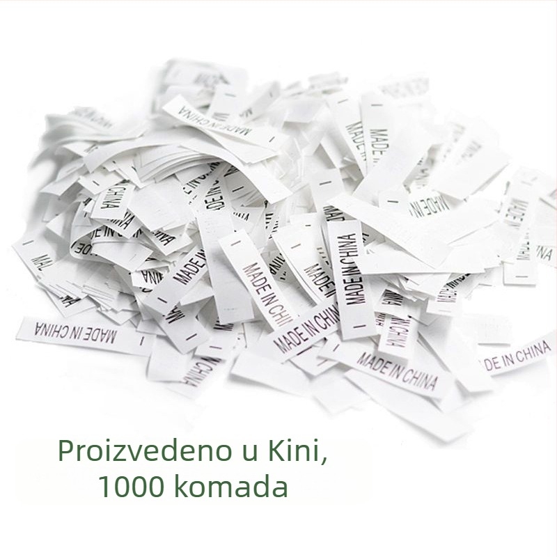 Etiketa za pranje, izrezana 3,8 × 1 cm, 5000 kom./pak.