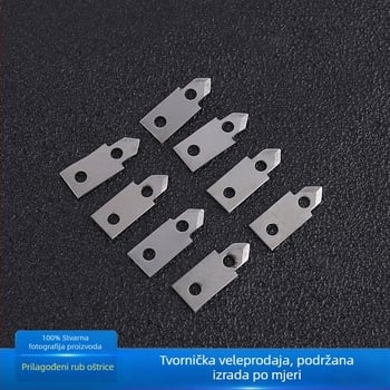 420 nehrđajući čelik, nestandardna oštrica, debljina 0,5 mm, industrijski stroj, mala trokutna oštrica za vrtne alate