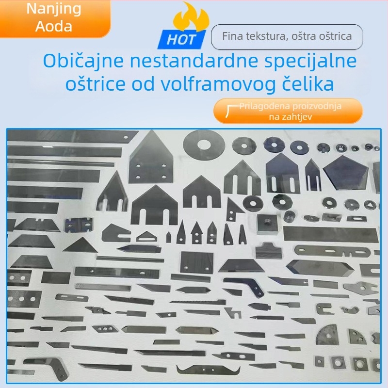 Specijalno oblikovane oštrice za stroj za skidanje izolacije žica: rotirajuća oštrica, perforacijska oštrica, oštrica za označivanje, vibracijska oštrica, fotonaponska oštrica, oštrica za podrezivanje guma