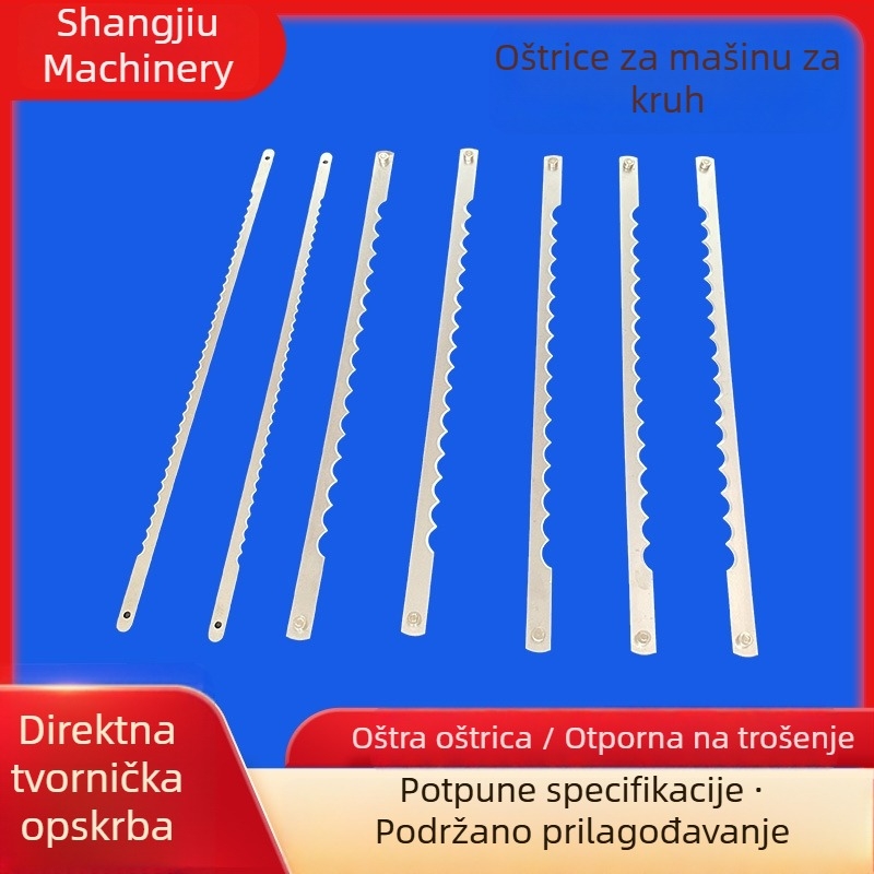 Zubasti noževi od nehrđajućeg čelika za strojeve za kruh