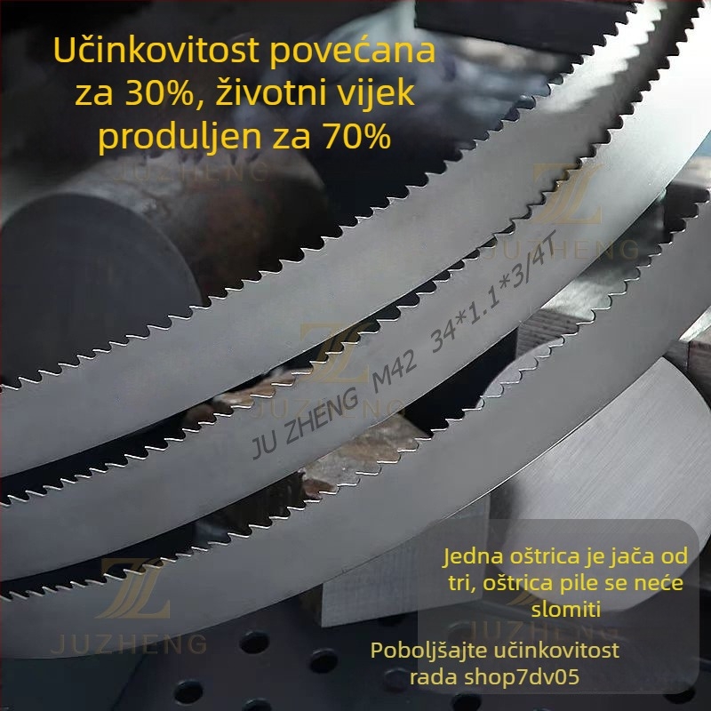 M42 bimetalna tračna pila za rezanje metala, model 4115, za okrugle čelične profile