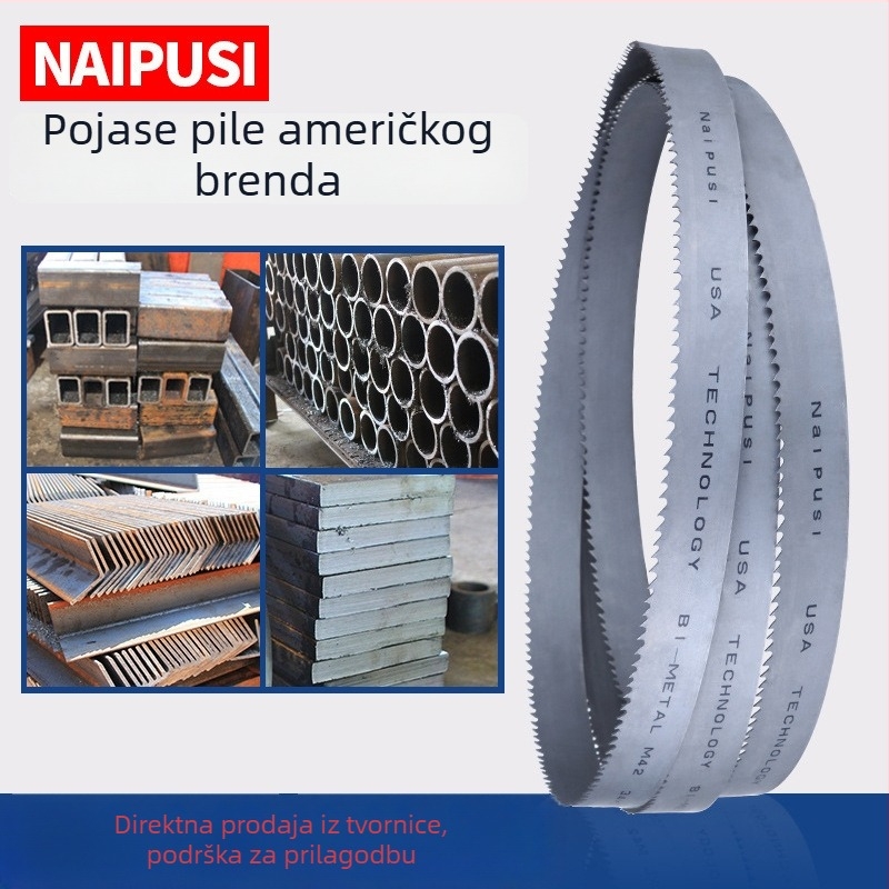 M42 bimetalna ploča za trak pilu, model 3505, fini zubi za rezanje metala