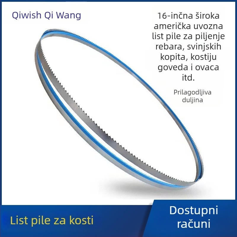 16 mm široko plošno ploča za stroj za rezanje kostiju – za rezanje mesa i kostiju, kosti goveda i ovaca, svinjska kopita i rebra