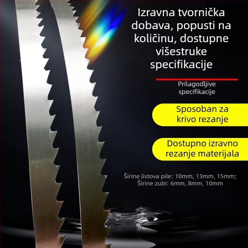 SK51 Traka pile za drvo za zakrivljene materijale, fina čelična oštrica od ugljičnog čelika