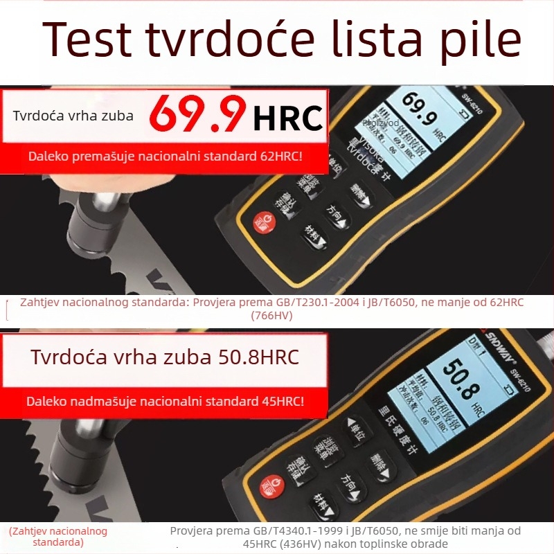 Huoxian M42 dvometalna tračna pila za rezanje metala, model 3505, za armaturu, nehrđajući čelik i kalupni čelik 4115