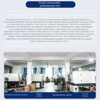 Elektronički Vernier kaliper s digitalnim zaslonom, baterijsko napajanje, visoka preciznost, kompaktno, od nehrđajućeg čelika, industrijskog ranga