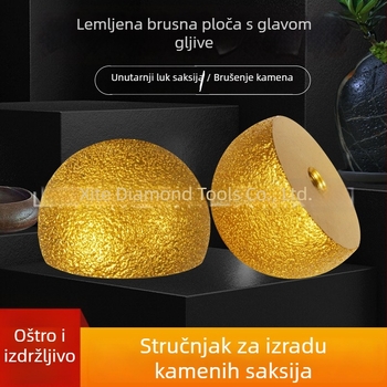 Dijamantski rubni kotač za kamen, šljunak i posude za cvijeće, s kapom glave gljive, za kutnu brusilicu, brušenje i poliranje