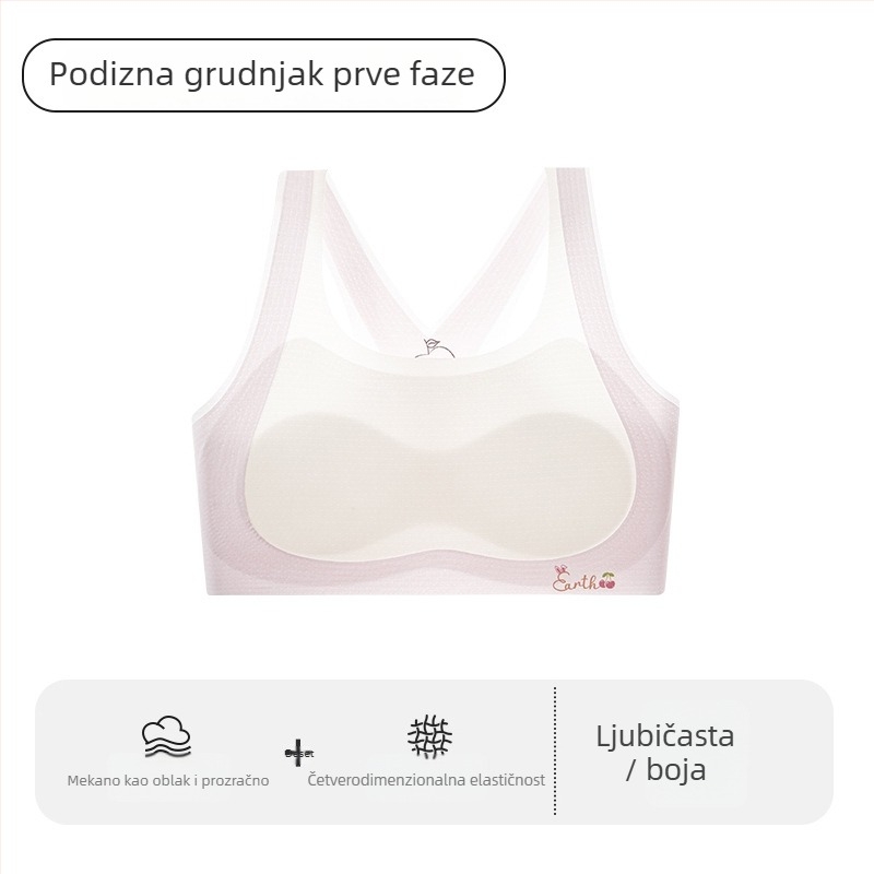 Dječji trening grudnjak u stilu veste, najlon, udoban